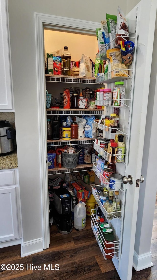 view of pantry