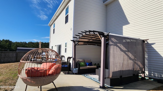 view of patio / terrace featuring outdoor lounge area