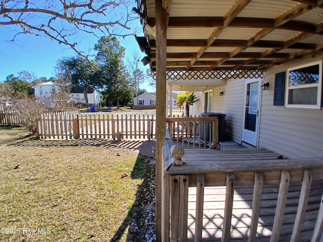 view of deck