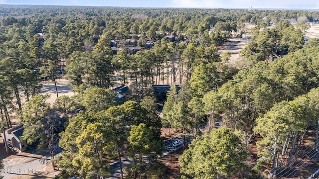 aerial view with a view of trees