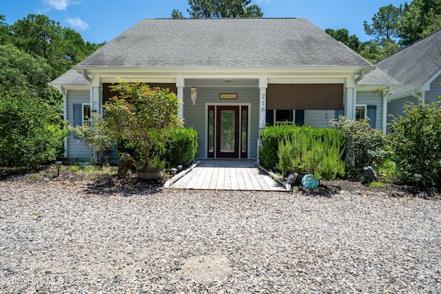 view of front of home