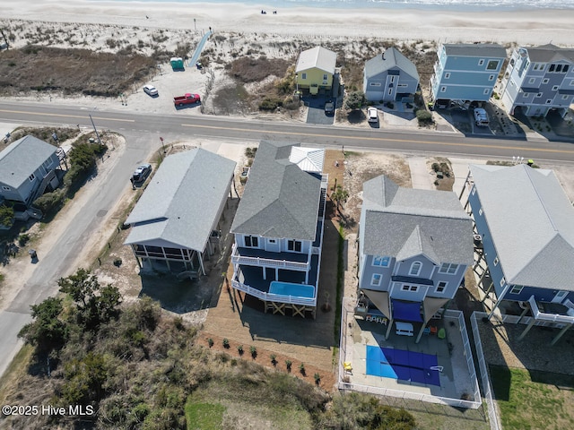 5228 E Beach Dr, Oak Island, NC 28465 - birds eye view of property with a residential view