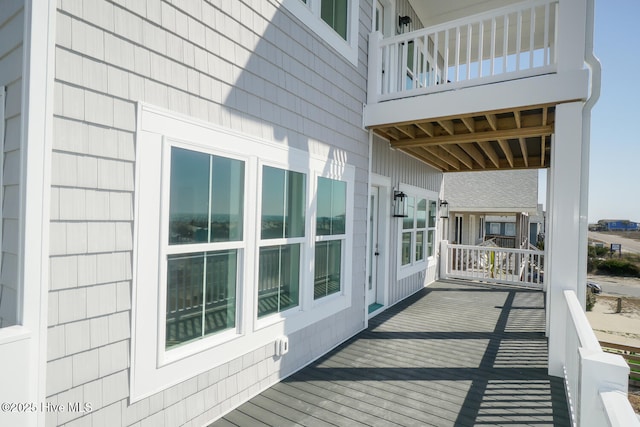 5228 E Beach Dr, Oak Island, NC 28465 - view of deck