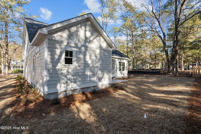 view of side of home