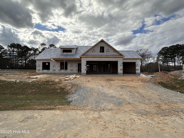 view of property under construction