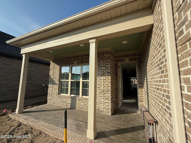 view of patio / terrace with a deck