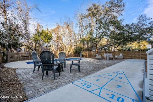 view of patio