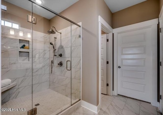 bathroom with walk in shower