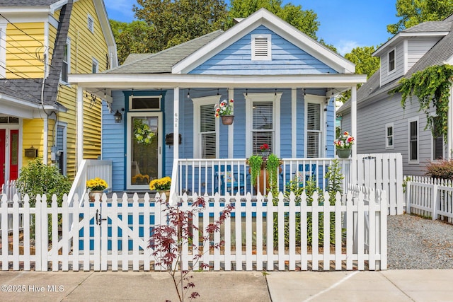 bungalow-style home featuring covered porch