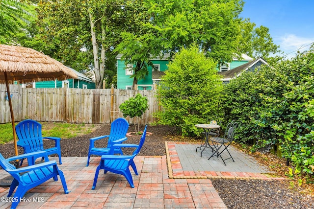 view of patio