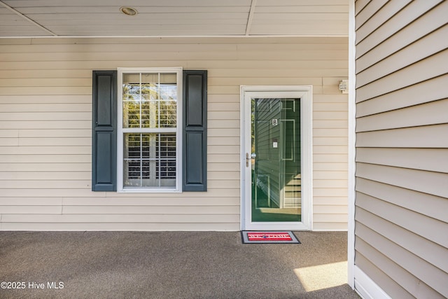 view of entrance to property