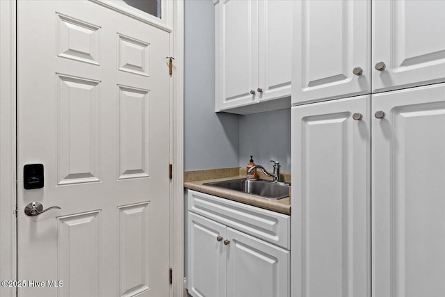 interior space with a sink