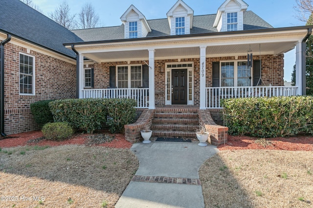 view of front of house with a porch