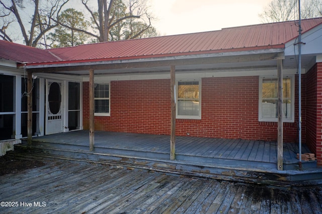 view of deck