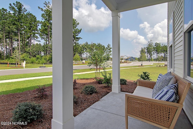 1024 Peace St Lot 73, Leland, NC 28451 - porch featuring a yard