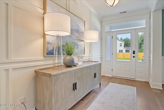 1024 Peace St Lot 73, Leland, NC 28451 - foyer entrance featuring light wood finished floors