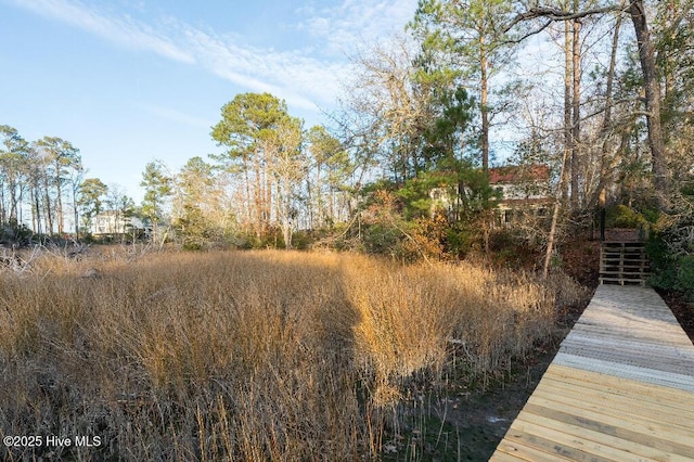 view of dock