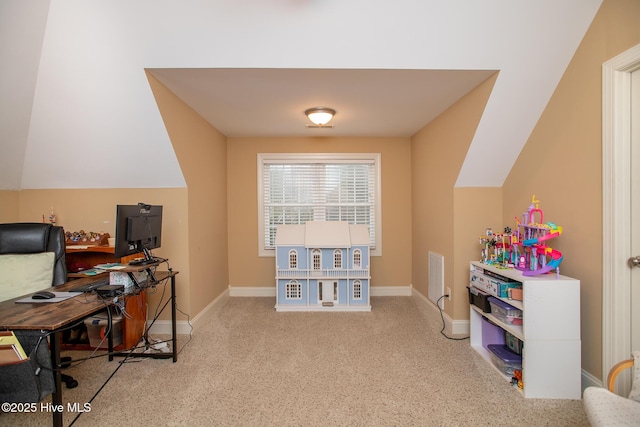 108 Casey Ct, Cedar Point, NC 28584 - home office with baseboards and carpet floors