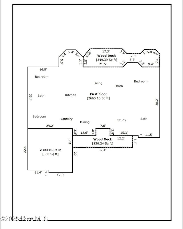 108 Casey Ct, Cedar Point, NC 28584 - property floor plan