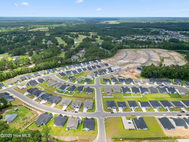 birds eye view of property featuring a residential view