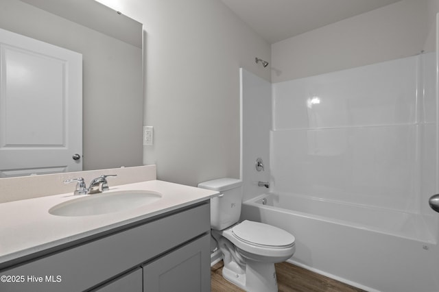 6986 Seaside Palms Pl SW, Sunset Beach, NC 28468 - full bathroom with wood finished floors, vanity, and bathtub / shower combination