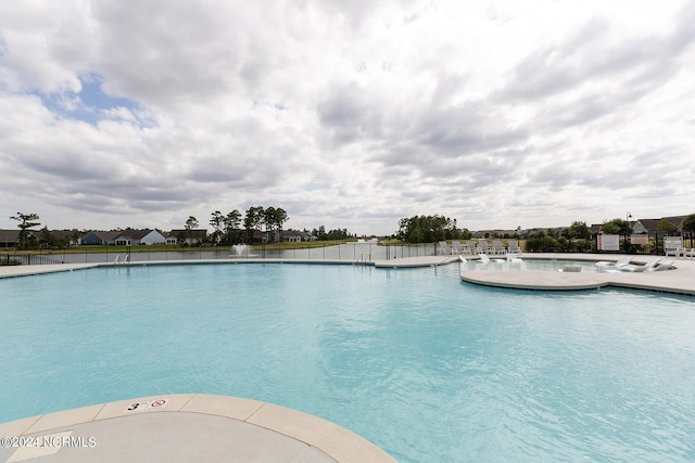 view of pool