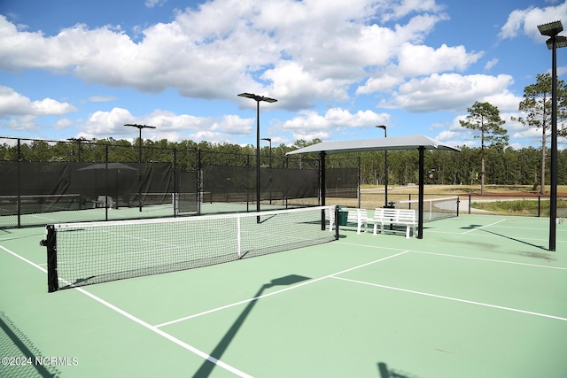 view of tennis court