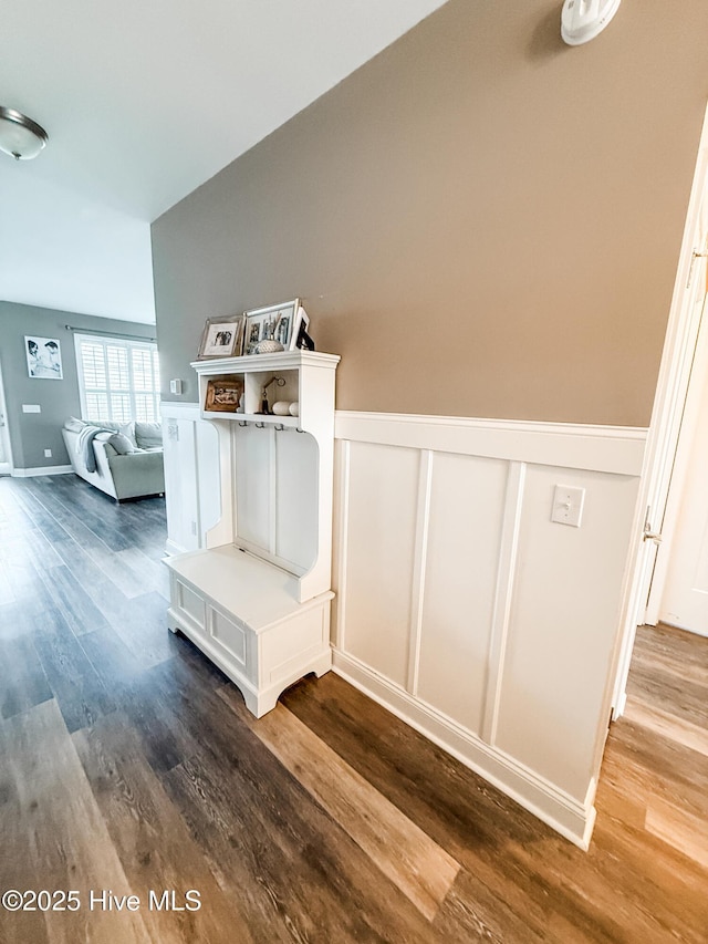 interior space featuring hardwood / wood-style flooring