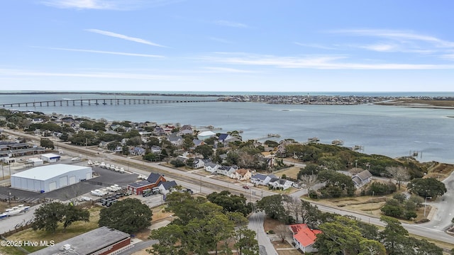 3401 Taylor St, Morehead City, NC 28557 - drone / aerial view with a water view
