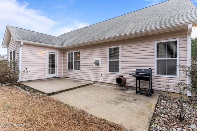 back of house featuring a patio area