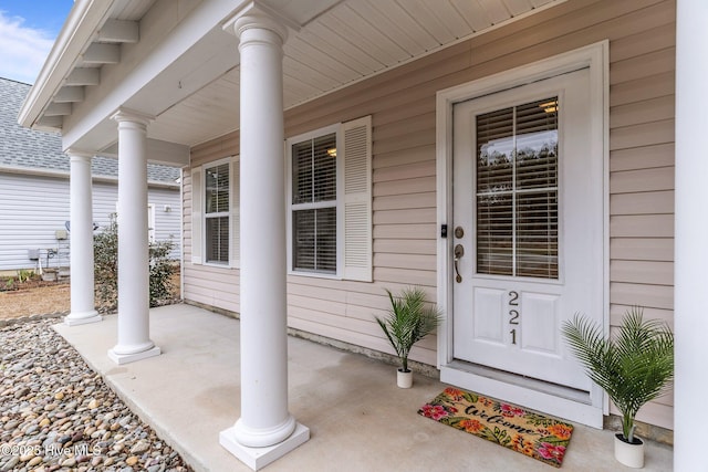 view of entrance to property