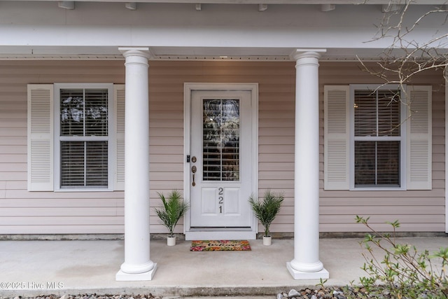 view of entrance to property