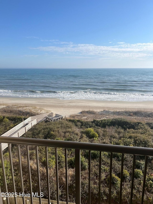 water view with a beach view
