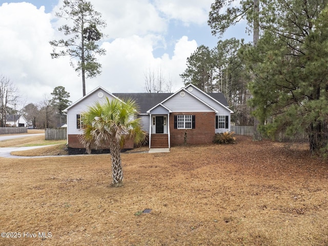 view of ranch-style house