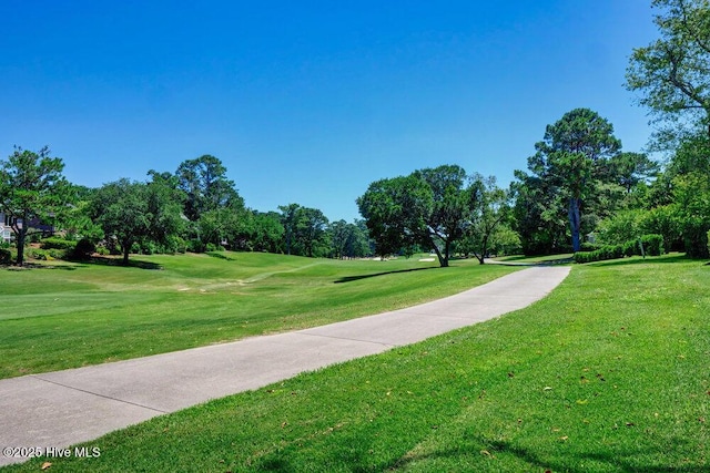 surrounding community with a lawn