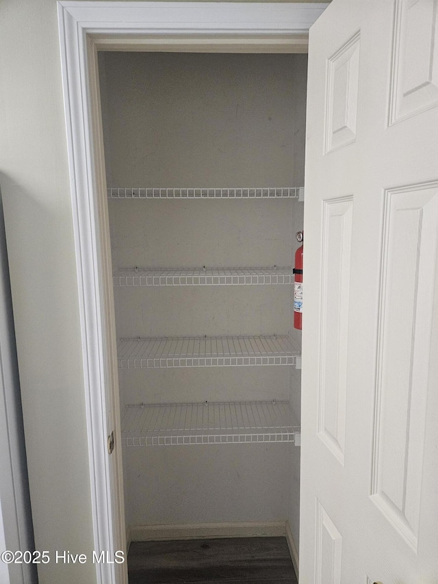 view of closet