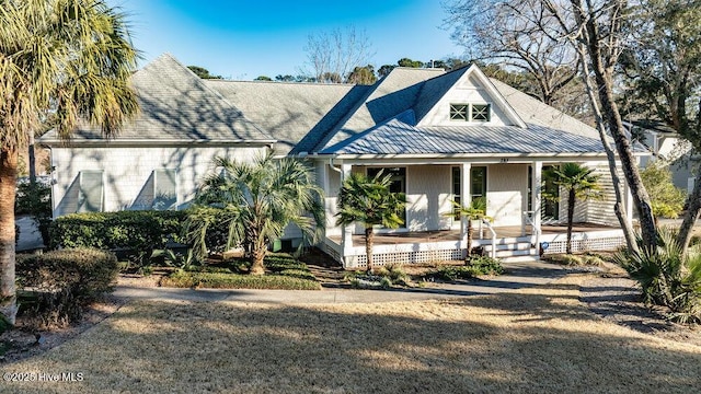 view of front facade with a porch