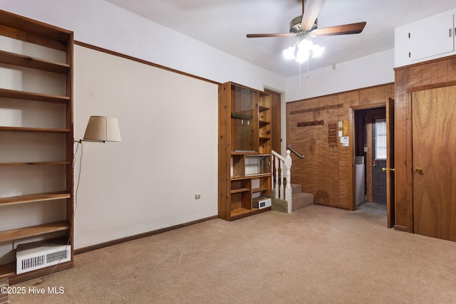 unfurnished bedroom featuring light colored carpet