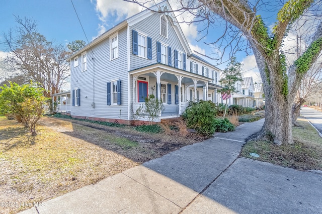 view of front of house featuring a porch