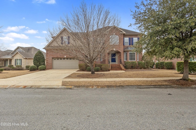 front of property featuring a garage