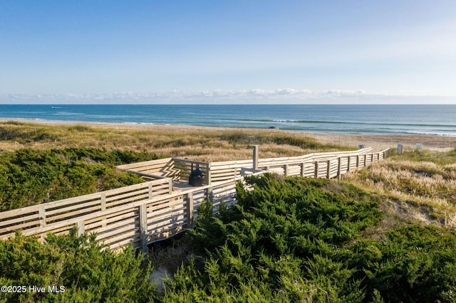 water view with a beach view