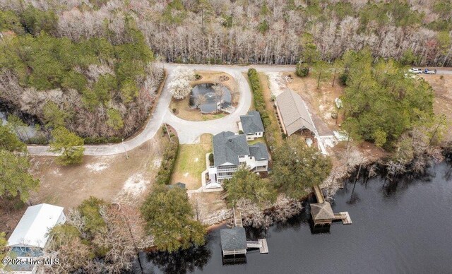 view of community featuring a water view and a gazebo