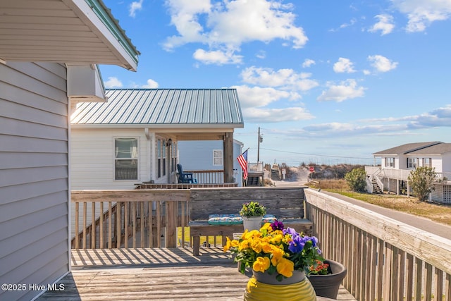 view of deck