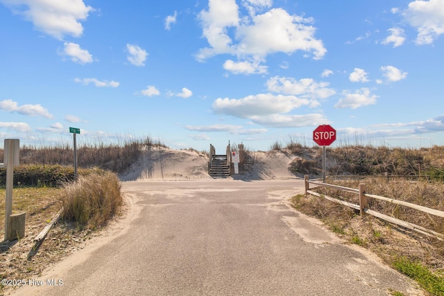 view of road