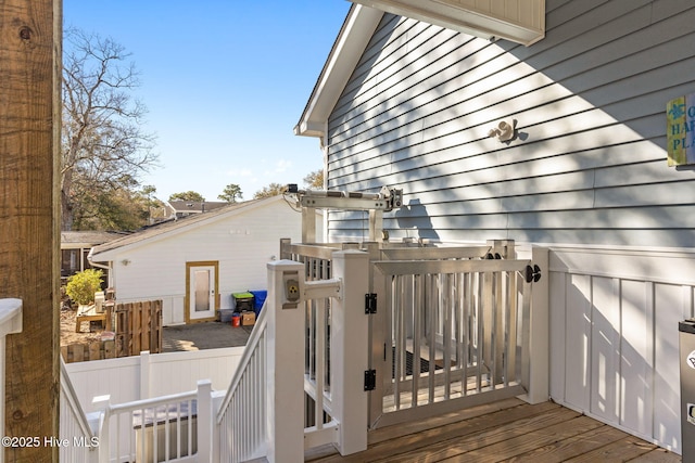 view of deck