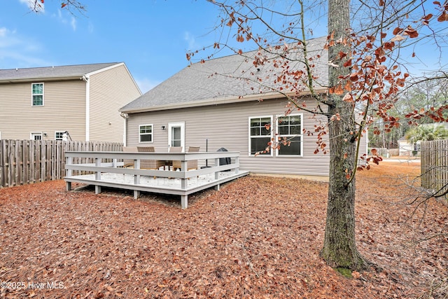 2306 Cottagefield Ln, Leland, NC 28451 - back of property featuring a deck