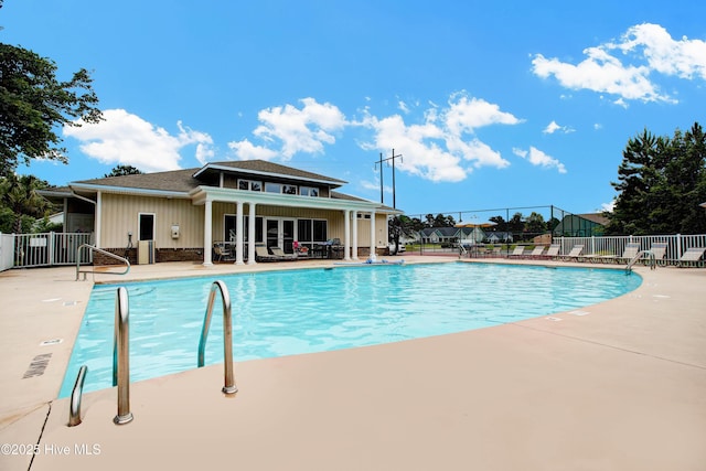 2306 Cottagefield Ln, Leland, NC 28451 - view of pool with a patio area