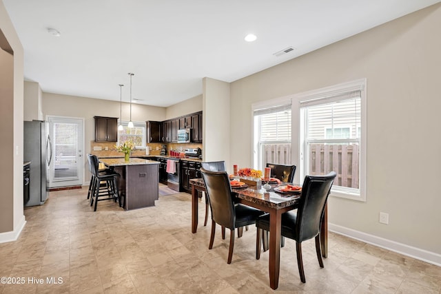 2306 Cottagefield Ln, Leland, NC 28451 - dining room featuring a wealth of natural light