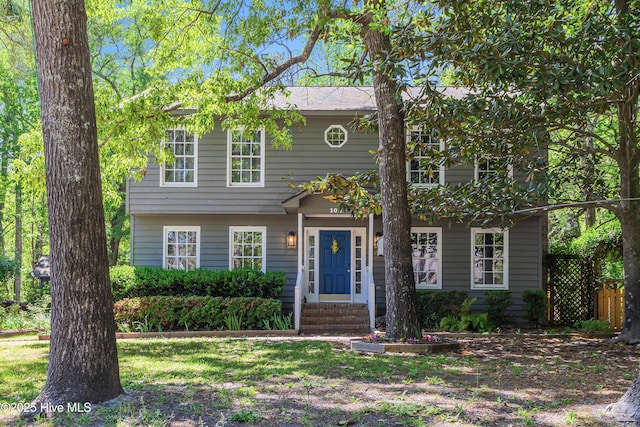 103 Ridge Rd, Hampstead, NC 28443 - colonial inspired home with entry steps and fence