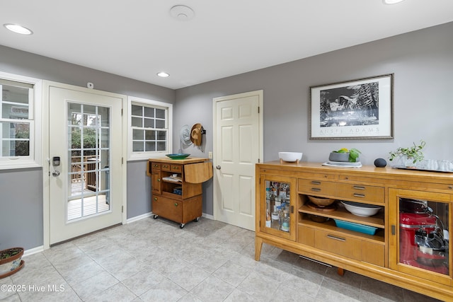 103 Ridge Rd, Hampstead, NC 28443 - foyer entrance with baseboards and recessed lighting